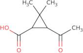 rac-(1R,3R)-3-Acetyl-2,2-dimethylcyclopropane-1-carboxylic acid