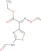 Ethyl (Z)-2-formamido-α-(methoxyimino)thiazol-4-acetate