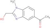 1-[2-(Hydroxymethyl)-1-methylbenzimidazol-5-yl]ethanone