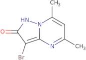 3-Bromo-5,7-dimethyl-1H,2H-pyrazolo[1,5-a]pyrimidin-2-one