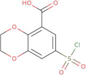 7-(Chlorosulfonyl)-2,3-dihydro-1,4-benzodioxine-5-carboxylic acid