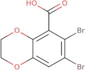 6,7-Dibromo-2,3-dihydro-1,4-benzodioxine-5-carboxylic acid