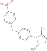 2,5-Dimethyl-1-{4-[(4-nitrophenyl)sulfanyl]phenyl}-1H-pyrrole