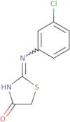 (2Z)-2-[(3-Chlorophenyl)imino]-1,3-thiazolidin-4-one