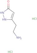 5-(2-Aminoethyl)-2,3-dihydro-1H-pyrazol-3-one dihydrochloride