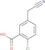 2-Chloro-5-(cyanomethyl)benzoic acid