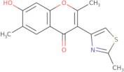 7-Hydroxy-2,6-dimethyl-3-(2-methyl-1,3-thiazol-4-yl)-4H-chromen-4-one