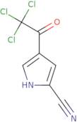 4-(Trichloroacetyl)-1H-pyrrole-2-carbonitrile