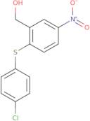 {2-[(4-Chlorophenyl)sulfanyl]-5-nitrophenyl}methanol