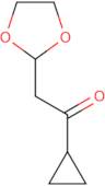 1-Cyclopropyl-2-(1,3-dioxolan-2-yl)-ethanone