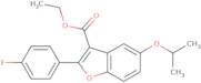 Ethyl 2-(4-fluorophenyl)-5-isopropoxybenzofuran-3-carboxylate