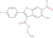 Ethyl 2-(4-fluorophenyl)-5-hydroxy-6-nitrobenzofuran-3-carboxylate