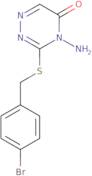 4-Amino-3-{[(4-bromophenyl)methyl]sulfanyl}-4,5-dihydro-1,2,4-triazin-5-one
