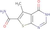 5-Methyl-4-oxo-3H,4H-thieno[2,3-d]pyrimidine-6-carboxamide