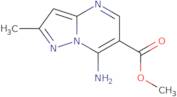 Methyl 7-amino-2-methylpyrazolo[1,5-a]pyrimidine-6-carboxylate