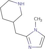 3-[(1-Methyl-1H-imidazol-2-yl)methyl]piperidine