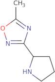 5-Methyl-3-(pyrrolidin-2-yl)-1,2,4-oxadiazole