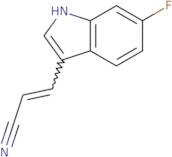 (E)-3-(6-Fluoro-1H-indol-3-yl)acrylonitrile