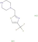 1-{[4-(Trifluoromethyl)-1,3-thiazol-2-yl]methyl}piperazine dihydrochloride