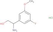 (R)-2-Amino-2-(3-fluoro-5-methoxyphenyl)ethan-1-ol hydrochloride