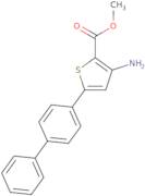 3-Amino-5-biphenyl-4-yl-thiophene-2-carboxylic acid methyl ester