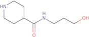 N-(3-Hydroxypropyl)piperidine-4-carboxamide