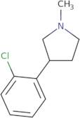 3-(2-Chlorophenyl)-1-methylpyrrolidine