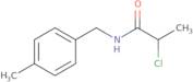 2-Chloro-N-[(4-methylphenyl)methyl]propanamide