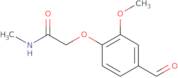 2-(4-Formyl-2-methoxyphenoxy)-N-methylacetamide