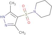 1-[(3,5-Dimethyl-1H-pyrazol-4-yl)sulfonyl]piperidine