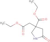 Ethyl 3-(2-ethoxy-2-oxoethyl)-5-oxopyrrolidine-3-carboxylate