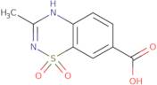 3-Methyl-2H-1,2,4-benzothiadiazine-7-carboxylic acid 1,1-dioxide