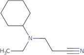 3-[Cyclohexyl(ethyl)amino]propanenitrile