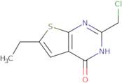 2-Chloromethyl-6-ethyl-3H-thieno[2,3-d]pyrimidin-4-one