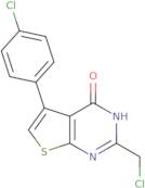 2-(Chloromethyl)-5-(4-chlorophenyl)-3H,4H-thieno[2,3-d]pyrimidin-4-one