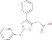 (2-Anilino-4-phenyl-1,3-thiazol-5-yl)acetic acid