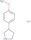 3-(4-Methoxyphenyl)pyrrolidine hydrochloride