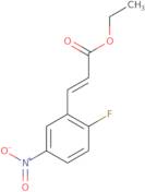 Ethyl (2E)-3-(2-fluoro-5-nitrophenyl)prop-2-enoate