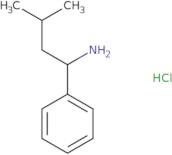 3-Methyl-1-phenylbutan-1-amine hydrochloride