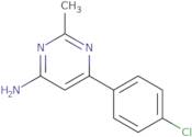 6-(4-chlorophenyl)-2-methylpyrimidin-4-amine