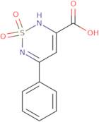 1,1-Dioxo-5-phenyl-2H-1,2,6-thiadiazine-3-carboxylic acid