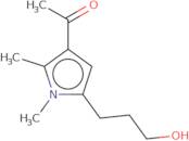 1-[5-(3-Hydroxypropyl)-1,2-dimethyl-1H-pyrrol-3-yl]ethan-1-one