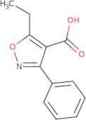 5-Ethyl-3-phenyl-1,2-oxazole-4-carboxylic acid