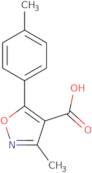 3-Methyl-5-p-tolyl-isoxazole-4-carboxylic acid