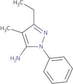 5-Ethyl-4-methyl-2-phenyl-2H-pyrazol-3-ylamine