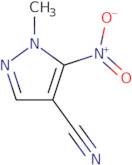 1-Methyl-5-nitro-1H-pyrazole-4-carbonitrile