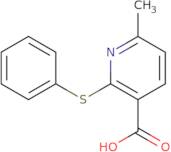 6-Methyl-2-(phenylsulfanyl)pyridine-3-carboxylic acid