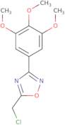 5-(Chloromethyl)-3-(3,4,5-trimethoxyphenyl)-1,2,4-oxadiazole