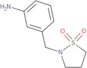 3-â€‹[(1,â€‹1-â€‹dioxido-â€‹2-â€‹isothiazolidinyl)â€‹methyl]â€‹-benzenamine