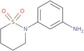 3-​(tetrahydro-​1,​1-​dioxido-​2H-​1,​2-​thiazin-​2-​yl)​-benzenamine